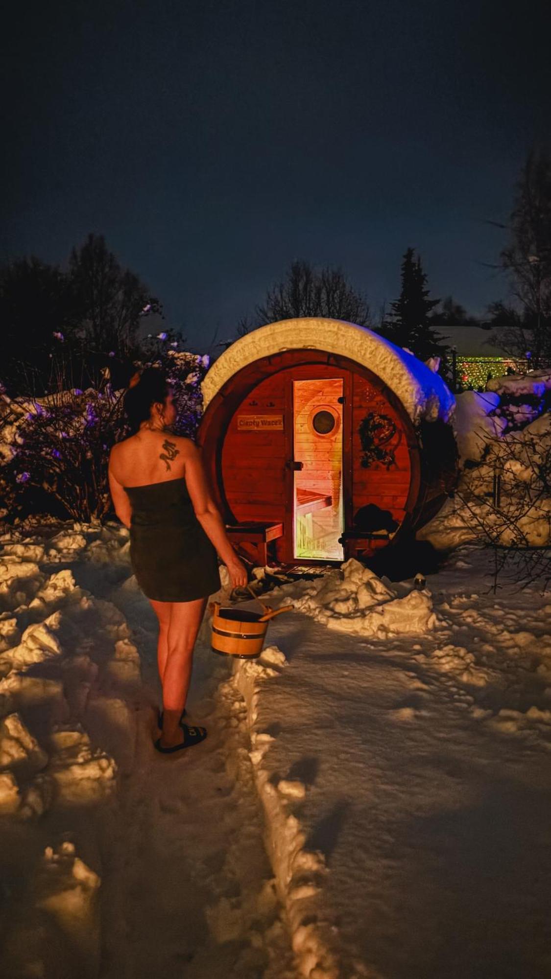 Rajska Cisza - Caloroczny Prywatny Domek W Lesie Nad Jeziorem - Sauna I Balia Krąg Exterior photo