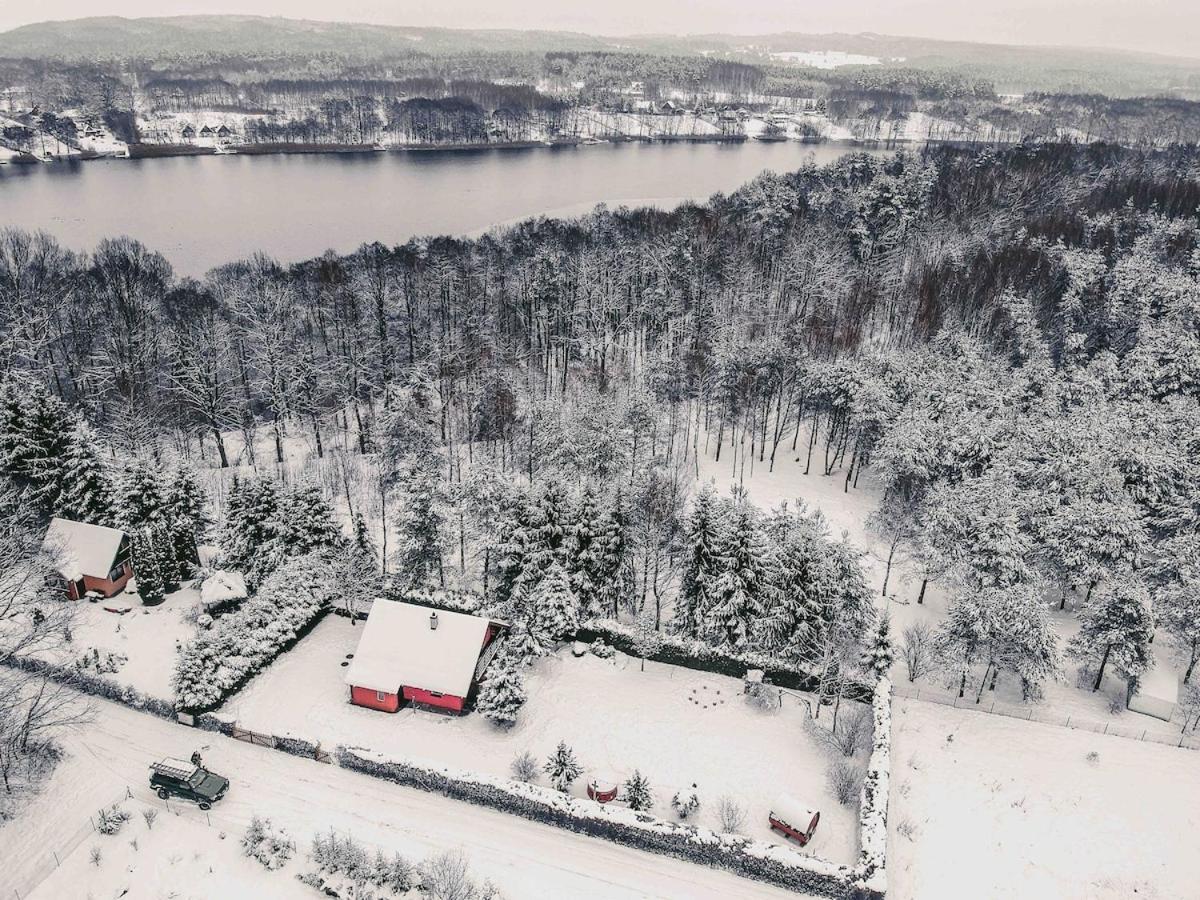 Rajska Cisza - Caloroczny Prywatny Domek W Lesie Nad Jeziorem - Sauna I Balia Krąg Exterior photo